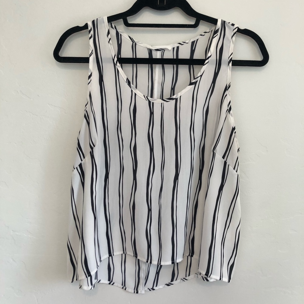Lush High Low Split Back Tank